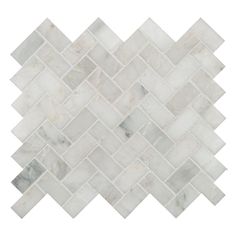 a white marble mosaic tile pattern