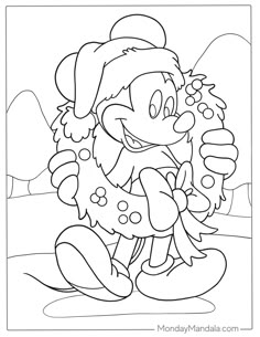 an image of a cartoon character coloring pages