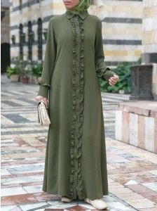 Abaya Designs Latest, Islamic Fashion Dresses, Moslem Fashion, Muslim Fashion Hijab Outfits, Muslimah Dress, Muslim Women Fashion, Islamic Dress, Mode Abaya, Muslim Fashion Hijab