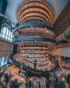 a large library filled with lots of books