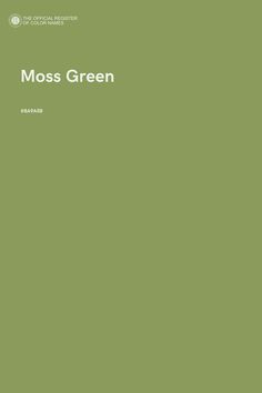 the cover of moss green, with an image of a tree in the background and text that reads moss green