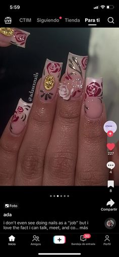 Guadalupe Nails, Virgencita Nails, Random Nails, Mexican Nails, Skull Nails, Hippie Nails, Punk Nails