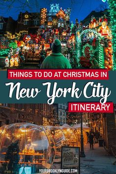 guide to the best things to do at NYC at Christmas Nyc At Christmas, Brooklyn Guide, Christmas New York, New York In December, Nyc In December, Nyc Vacation, Christmas Nyc, New York City Central Park