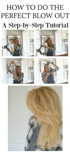 How To Style Long Layered Hair At Home, How To Do A Hair Blow Out At Home, Easy Way To Blow Out Hair, Easy Diy Blowout, What Is A Blowout Hair, How To Do The Perfect Blowout, Step By Step Blowout, How To Give Your Hair A Blowout, How Do I Get Volume In My Hair