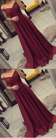 Sería un lindo vestido para una graduación Sukienki Maksi, Prom Dress Burgundy, Burgundy Evening Dress, Sweep Train Prom Dress, Burgundy Prom, Formal Dresses For Teens, Prom Dresses Sleeveless, Burgundy Prom Dress, Elegant Prom Dresses