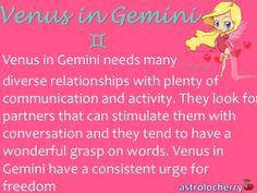 Gemini Stuff, Birth Horoscope, Gemini People, Venus In Libra, Venus In Pisces, Venus In Leo, Venus In Gemini, Gemini Quotes, Planet Signs