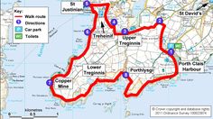 a map showing the route to tralen and tralendl in wales