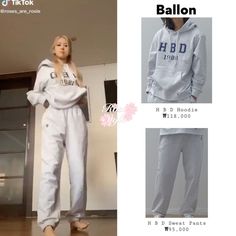 Rose Hoodie, Sweats Outfit, Rose Clothing, Outfit Korean, Hi Fashion, Rose Fashion, Kpop Fashion Outfits