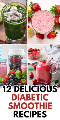 Explore 12 delicious diabetic smoothie recipes packed with nutrients like protein, fiber, and healthy fats to help balance blood sugar levels. These recipes are low in carbohydrates and high in essential nutrients, making them ideal for individuals managing diabetes. Low Carb High Fiber Smoothies, Slim Fast Smoothie Recipes, Balancing Blood Sugar, Drink Smoothies, Superfood Drinks, Balance Blood Sugar, Fat Loss Smoothies, Sugar Defender, Fruit Smoothie Recipes Healthy