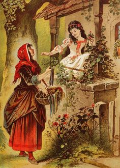 an illustration of a woman handing something to another woman