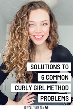 Curly Hair Method Steps, Air Dry Curls, Curly Girl Method Routine, Curly Girl Problems, Frizzy Hair Solution, Hair Ingredients, The Curly Girl Method, Hair Curl, Messy Bob Hairstyles