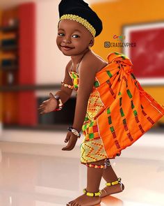 Yakoema Fashion, Black Baby Art, Black Couple Art, Beautiful Black Babies, Afro Style, African People, Black Cartoon, Black Love Art, Latest Hairstyles