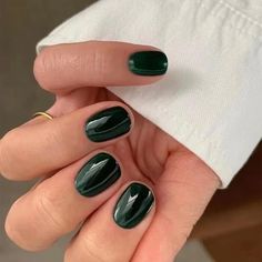 Brand Name: YICKYUE Number of Pieces: COMBO Size: Finished False Nails Material: Plastic Quantity: 24pcs/set Item Type: False Nail Type: Full Nail Tips Included:24 pcs/set + 1 pcs glue Nail Art Vert, Dark Green Nails, Ballet Nails, Purple Nail Art, Solid Color Nails, Minimalist Nail Art, Nail Colors Winter