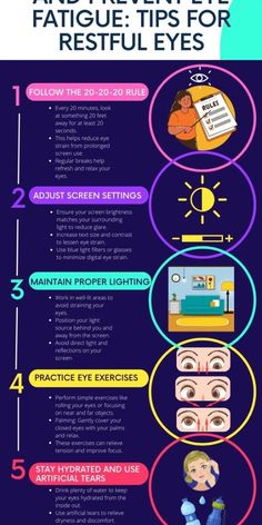 Tired of eye strain? Learn practical tips to prevent and relieve eye fatigue, especially from screen time. Discover easy exercises and habits that will keep your eyes rested, focused, and healthy. 🌿 #EyeHealth #EyeFatigue #RestfulEyes #CareCrash Eye Strain Relief, Pulling An All Nighter, Easy Exercises, Light Filters, All Nighter, Tired Eyes