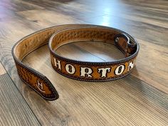 Tooled Leather Belts With Name, Classic Hand Tooled Leather Belt, Adjustable Hand Tooled Brown Belt, Vintage Engraved Leather Belt, Men’s Tooled Leather Belt, Tooled Belt, Personal Branding Design, Handmade Leather Belt, Branded Belts