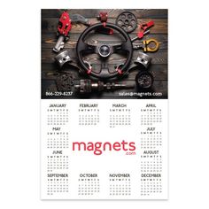 calendar magnet Calendar Magnets, Auto Shop, Magnetic Calendar, Custom Calendar, Auto Service, Keep Track, Car Shop, 365 Days, Where To Go