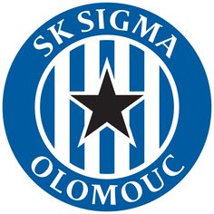 the logo for sk sigma olmouc's is shown in blue and white