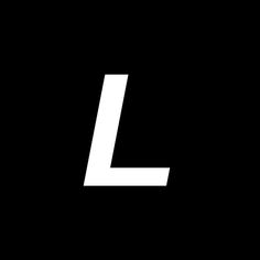 a black and white photo with the letter l