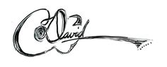 the word carol written in cursive ink