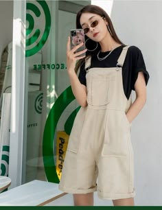 Overall Shorts Outfit, Ukay Ukay, Angel Fashion, Cute Dress Outfits, Korean Casual Outfits, Designer Dresses Casual, Tomboy Style Outfits, Quick Outfits