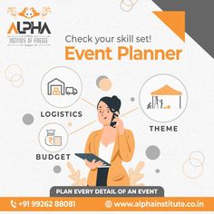 Sounds interesting, right? If yes, turn that passion into profession and become the one of the next leaders of the industry. Enquire now!

#AlphaInstituteOfFinesse #AlphaInstituteOfFinesseIndore #LearnTheAlphaWay #Events #EventManagementCourses #EventManagement #WeddingPlanning #EventManager #LifeOfAnEventManager #WeddingPlanner #AdvancedCourses #Education #IndoreEducation #EventManagementCareers #DiplomaCourses #CareerCounselling #Indore #Wednesday #MidWeekBlues #WednesdayWisdom Event Planner Quotes, Event Planning Board, Event Planning Portfolio, Career Development Plan, Planner Quotes, Event Technology, Channel Ideas, Event Organizer