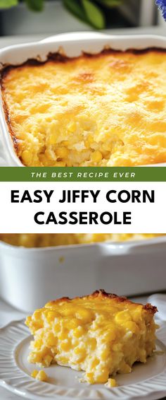 Image for Easy Jiffy Corn Casserole Thanksgiving Corn Casserole Jiffy, Corn Jiffy Casserole, Jiffy Creamed Corn Casserole, Jiffy Recipes Casseroles, Thanksgiving Sides Corn Casserole, Best Jalapeño Corn Casserole, Awesome And Easy Creamy Corn Casserole, Easy Corn Pudding Jiffy, Ultimate Cornbread Casserole