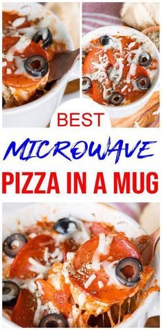 the best microwave pizza in a mug