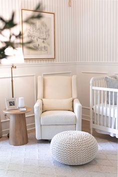 Olivia Rink’s Cozy Chic Nursery Design Reveal Traditional Nursery, Baby Room Themes, Nursery Room Boy