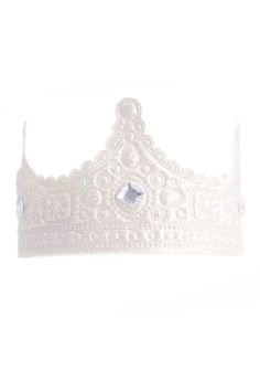 Your little one will become royalty when they complete their princess look with this gorgeous Silver Royal Full Crown! One Size Fits Most Fabric crown with a soft foam center, designed for flexibility and made to last Fastens with a quality hook and loop closure, easy for adjusting to get a secure fit Easy for kids to put on and take off by themselves Designed to coordinate with many styles of our dress ups Princess Look, Fabric Crown, Tiaras And Crowns, Hook And Loop, Little One, Tiara, Royalty, For Kids, Crown