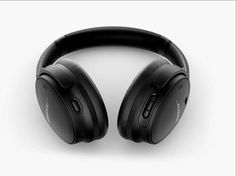 Bose QuietComfort 45 Bluetooth Wireless Noise Cancelling Headphones - Triple Black Soundproof Headphones, Bose Quietcomfort 45, Wireless Noise Cancelling Headphones, Headphones Design, Headphones With Microphone