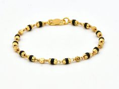 Black Beads Bracelet Gold, 22ct Gold Jewellery, Gold Black Beads, Baby Bracelet Gold, Black Bangles, Man Gold Bracelet Design, Baby Jewelry Gold