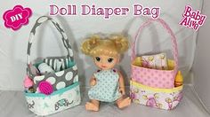 doll diaper bag for baby alive dolls and other toys, including an infant doll