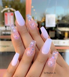 Unghie Sfumate, White Acrylic Nails, Simple Acrylic Nails, Pink Nail Designs, Summer Acrylic Nails, Short Acrylic Nails Designs, Pink Nail