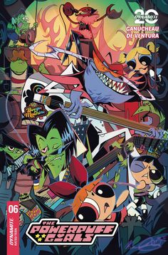 Dynamite Comic Books POWERPUFF GIRLS #6 CVR B DANINO 72513034661206021 OCT240260 Magical Fruit, Cartoon Llama, Soak City, Savoury Slice, Green Gang, Ultimate Spiderman