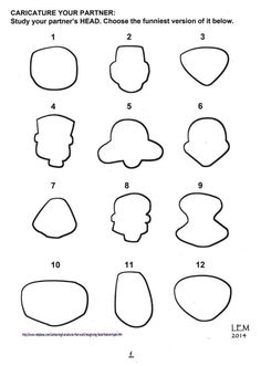 how to draw cartoon faces for children