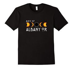 Mens-Albany-Oregon-Total-Solar-Eclipse-2017-T-Shirt-2XL-Black Ford Jokes, Eclipse Glasses, Solar Eclipse Glasses, Solar Eclipse 2017, Total Solar Eclipse, Best Friends For Life