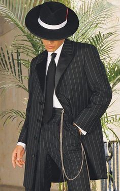 Please Send Us Your Complete Measurements In Personalization Box Before Place Your Order Color - Black Pinstripe Fabric - Terry Rayon, Polyester Lapel Fabric - Satin Lining - Satin Feel Free To Contact With Us Size - XS To 4XL Available (IF YOU WANT MORE SMALL OR MORE BIGGER SIZE THEN MESSAGE US THROUGH MESSAGE SELLER) We sincerely hope that all customers will love our products. We also promise to provide high-quality products to every customer. If You Are Not Sure About Your Size Please Message Us Through (MESSAGE SELLER) Help us to know your needs better so that we can provide you with our best of products and services. Make sure the garment is unused and in good state. You are required to return the main product ONLY. We Are Not Responsible For Return Shipping Cost, Buyer Is Responsible Zoot Suit Wedding, Men Suits Modern, Jazz Outfits, Prom Men, Zoot Suit, Suit Pin, Men Halloween, Diy Kostüm, Christmas Gift For Him