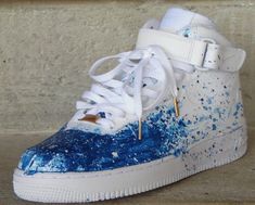 Custom painted sneakers. Any size. Available in any colors combinations you want. please allow 2-3 weeks for shipment. Custom Nike Air Force 1, Custom Nike Air Force, Painted Sneakers, Air Force 1s, Air Force 1 Custom, Custom Air Force 1, Custom Nike, Shoes Stand, Custom Nikes