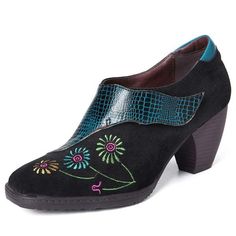 Ilona Pumps Shoes, Girl Coat, Flower Embroidery, Womens Oxfords, Fall Autumn