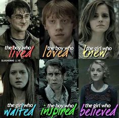 the many faces of harry potter and hermih from harry potter's movie