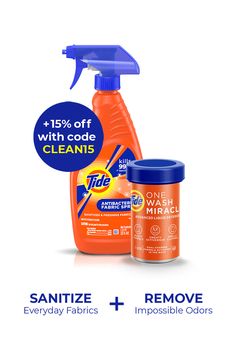 two bottles of dishwash and sanitize with coupon