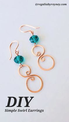 Wire Wrapping Tutorial Free, Hobbies To Make Money, Simple Wire Wrap, Wire Weaving Tutorial, Wire Jewelry Earrings, Wire Wrap Earrings