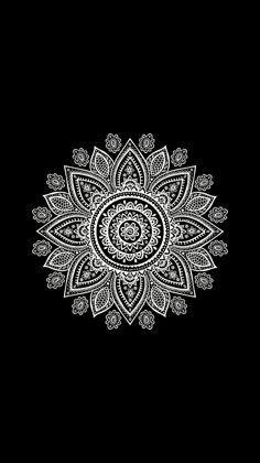 a black and white drawing of a flower