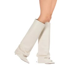 Brand Name: EhanEranFbZh Outsole Material: Rubber Upper Material: microfiber Heel Height: Super High (8cm-up) Short Layers, Shoe Inspo, White Boots, Modern Baby, Fitness Inspo, Knee High Boots, High Boots, Fit Inspo, Brand Names