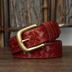 Durable Braided Leather Belt For Men Formal Leather Rope Belt, Classic Braided Leather Belt, Classic Leather Rope Belt, Casual Leather Rope Belt, Casual Braided Leather Belt, Classic Adjustable Rope Belt, Male Jeans, Belt Luxury, Men Belts