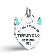 Tiffany & Co. Authentic | .925 Rtt/Tiffany Blue Enamel Devil Charm Return To Tiffany .925 Sterling Silver Tiffany Blue Enamel Devil Charm Exclusive Brand New Retired Charm Original Packaging ~ Iconic Tiffany Blue Box ~ Satin White Ribbon ~ Tiffany & Co. Felt Pouch ~ Tiffany & Co. Shopping Bag (Small) ~ Tiffany & Co. Gift Card/Envelope Charm Only! Chain/Jump Ring Not Included 1 Qty Available Fast/Free Shipping @Closet_of_shoes Tiffany Blue Box, Pandora Bracelet Charms Ideas, Gift Card Envelope, Felt Pouch, Pandora Bracelet Charms, Blue Box, Glam Decor, Tiffany And Co, Pandora Bracelet