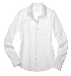 White Dress Shirt, Uniform Shirts, Crisp White Shirt, Dress Shirts For Women, White Shirt Dress, The Shirt, Classic Shirt, Three Quarter Sleeves, The 3