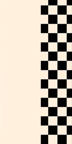 a black and white checkerboard pattern is shown