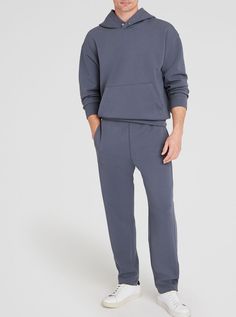 A polished scuba fabric and softly tapered fit give your go-to lounge pants an urbane look and feel. Complete the set with our matching Scuba Hoodie. Modern Loungewear Pants With Pockets, Scuba Hoodie, Scuba Fabric, Club Monaco, Slate Blue, Lounge Pants, Matching Sets, Monaco, Gentleman