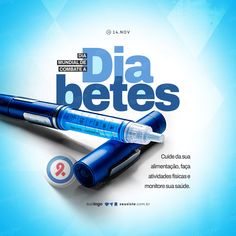 "Baixe nossa coleção de artes para o Dia Mundial de Combate à Diabetes! Use nossos arquivos PSD editáveis na DesignBr para criar designs personalizados. Destaque mensagens de conscientização, saúde e prevenção. Envolva a comunidade nessa ocasião especial com nossos designs profissionais!" Display Design